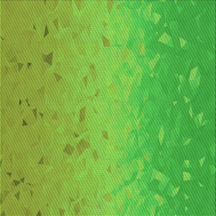 Round Patterned Green Rug, pat304grn