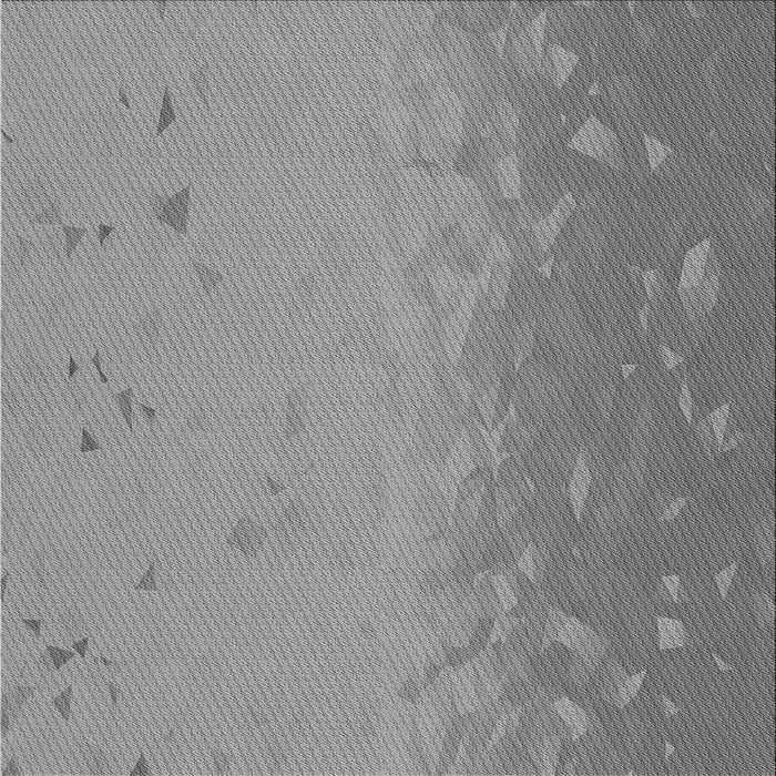 Round Patterned Dark Gray Rug, pat304gry