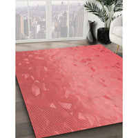 Patterned Red Rug, pat304rd