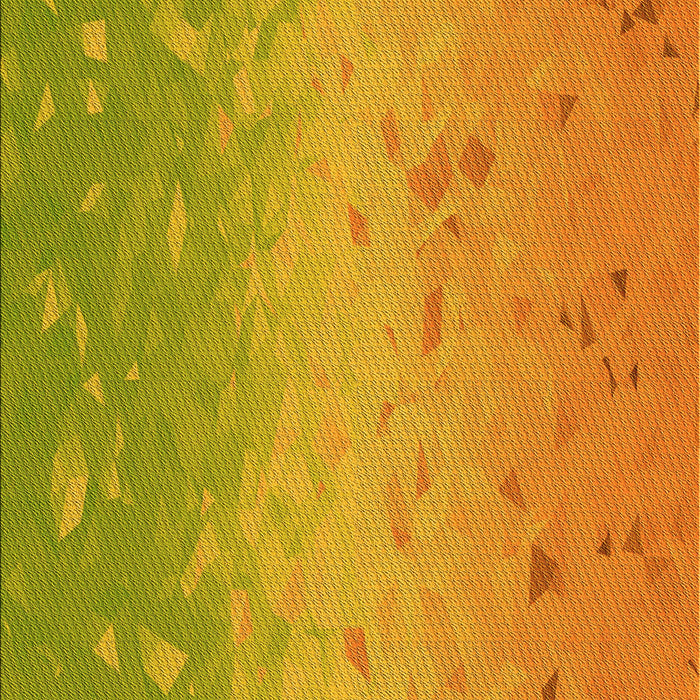 Patterned Deep Yellow Rug, pat304yw