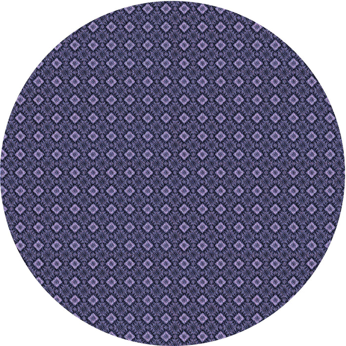Square Patterned Periwinkle Purple Rug, pat3040blu