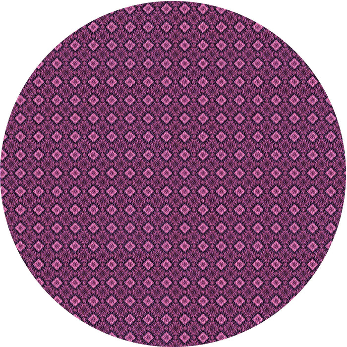 Square Patterned Magenta Pink Rug, pat3040pur