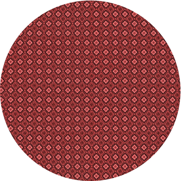 Square Machine Washable Transitional Cranberry Red Rug in a Living Room, wshpat3040rd