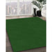 Patterned Green Rug in Family Room, pat3041grn