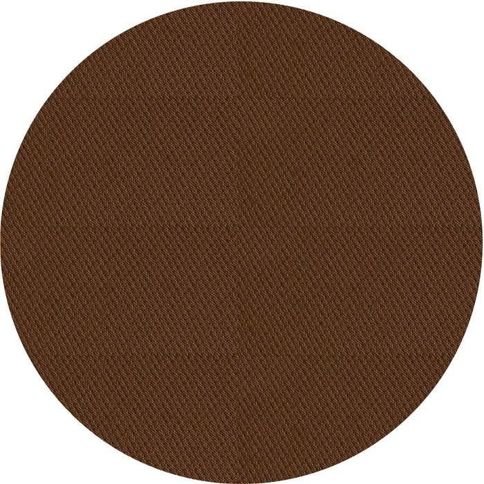 Square Patterned Saddle Brown Rug, pat3041org