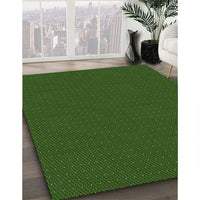 Patterned Dark Forest Green Rug, pat3042grn