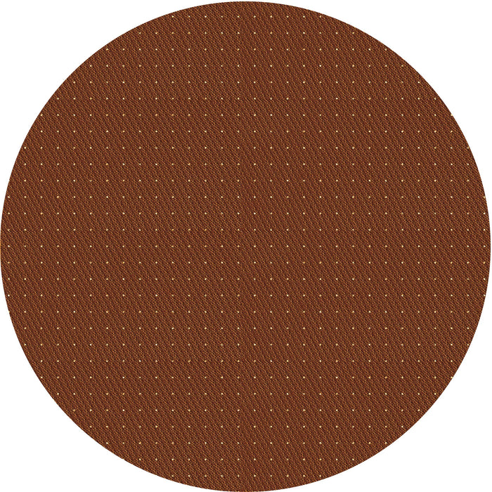 Square Patterned Mahogany Brown Rug, pat3042org