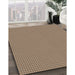 Machine Washable Transitional Light Copper Gold Rug in a Family Room, wshpat3044brn