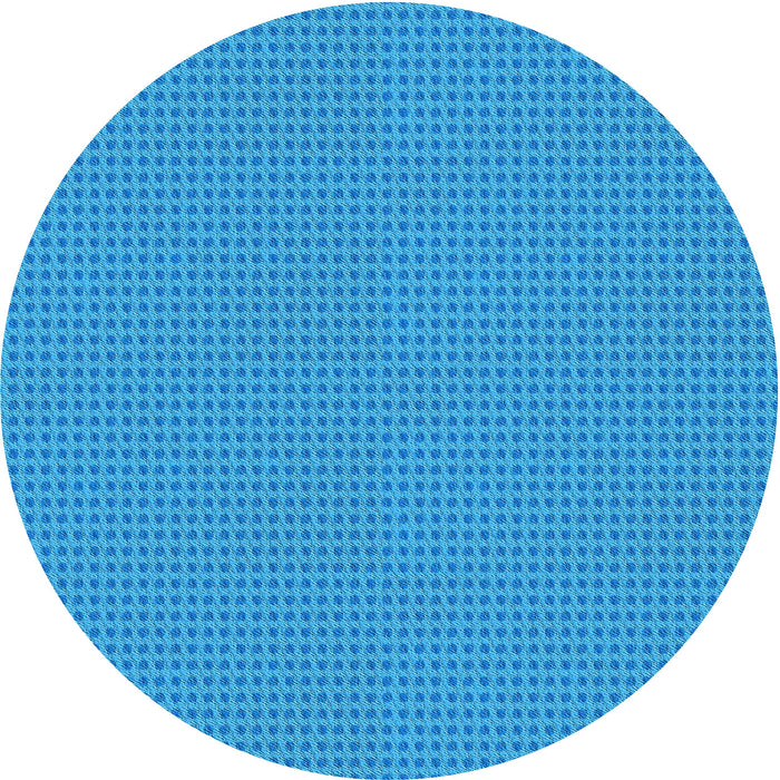 Square Patterned Neon Blue Rug, pat3044lblu