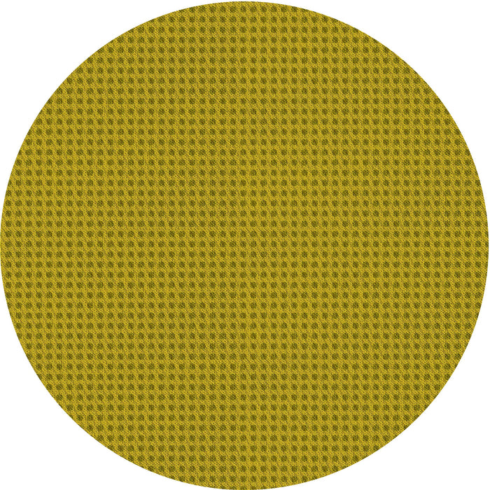 Square Patterned Dark Yellow Green Rug, pat3044yw