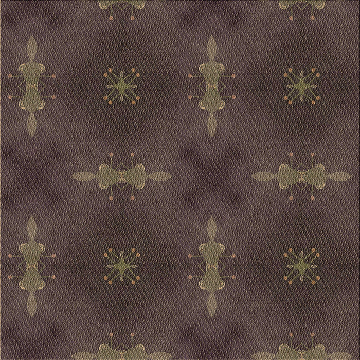 Round Patterned Burgundy Brown Rug, pat3045brn