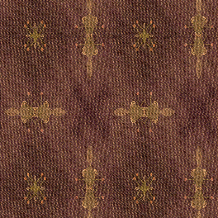 Patterned Red Rug, pat3045org