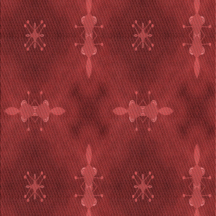 Patterned Red Rug, pat3045rd