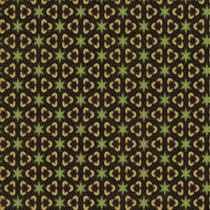 Machine Washable Transitional Dark Yellow Green Rug, wshpat3046brn