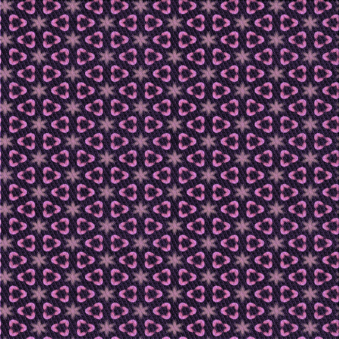 Round Patterned Orchid Purple Rug, pat3046pur