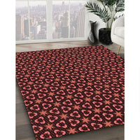 Patterned Red Rug, pat3046rd