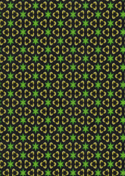 Patterned Black Novelty Rug, pat3046