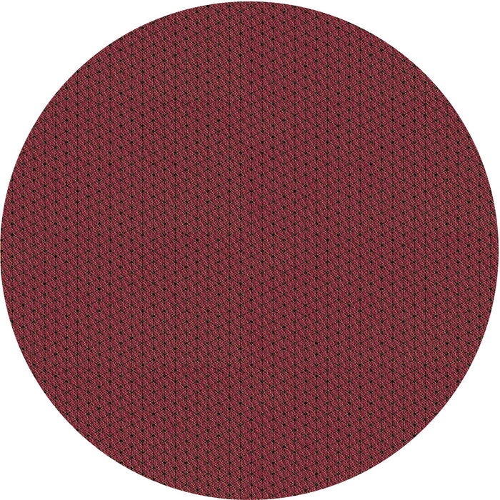 Square Patterned Brown Red Rug, pat3047brn