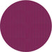 Sideview of Patterned Pink Plum Purple Novelty Rug, pat3047