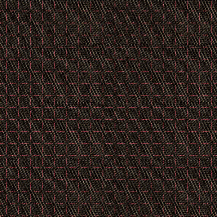 Round Patterned Black Rug, pat3048brn