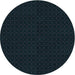 Square Patterned Black Rug, pat3048lblu