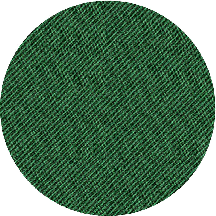 Square Machine Washable Transitional Dark Forest Green Rug in a Living Room, wshpat3049grn