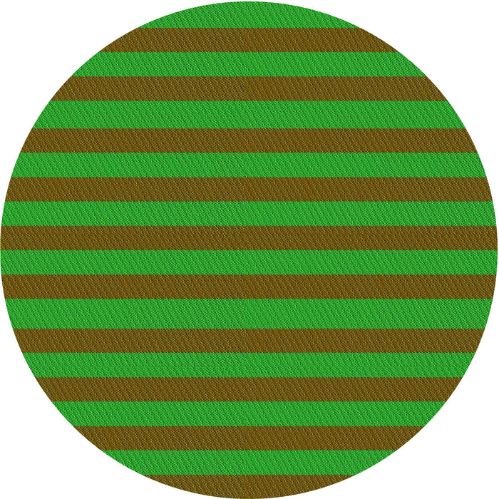 Square Patterned Dark Bronze Brown Rug, pat305grn