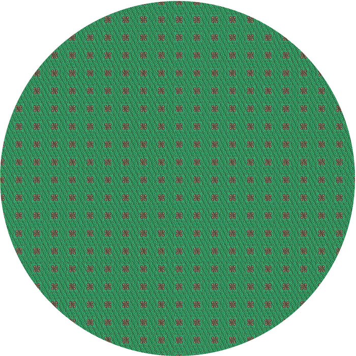 Square Patterned Forest Green Rug, pat3050grn