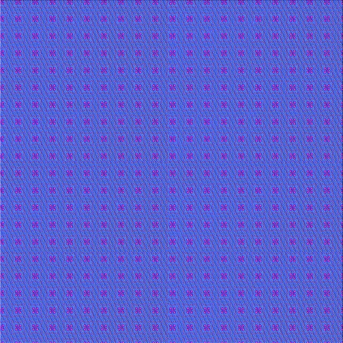 Round Patterned Blue Rug, pat3050pur