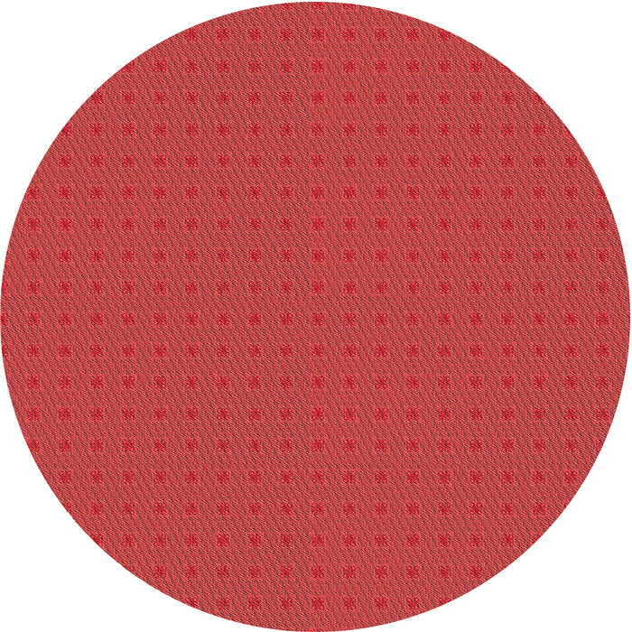 Square Patterned Red Rug, pat3050rd