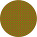 Square Patterned Mahogany Brown Rug, pat3050yw