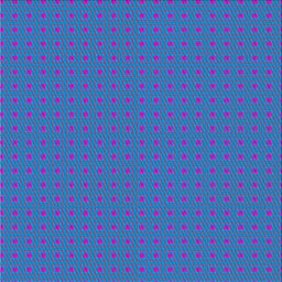 Square Patterned Blue Novelty Rug, pat3050