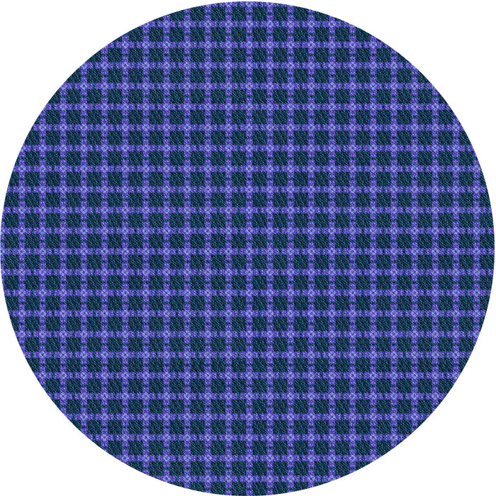 Square Patterned Blue Rug, pat3051lblu