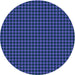 Square Patterned Blue Rug, pat3051lblu