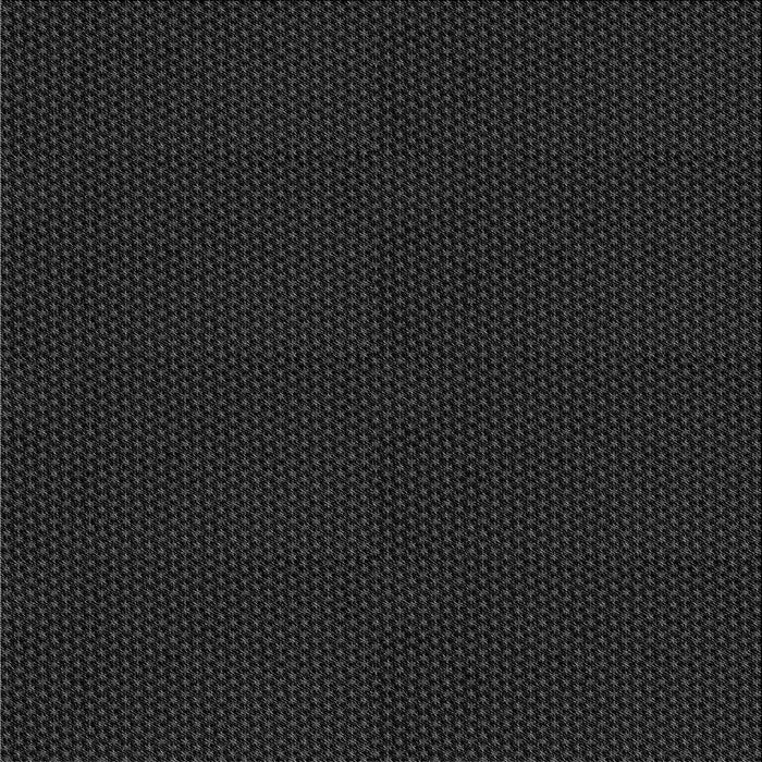 Round Patterned Black Rug, pat3052gry