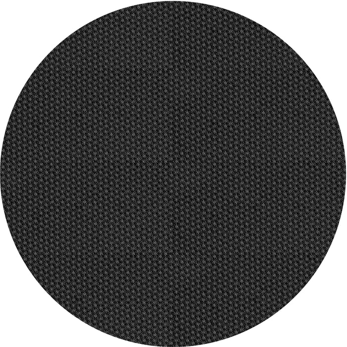 Square Patterned Black Rug, pat3052gry