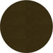 Square Patterned Dark Bronze Brown Rug, pat3052yw