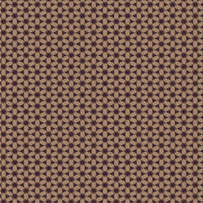 Round Patterned Peru Brown Rug, pat3053brn