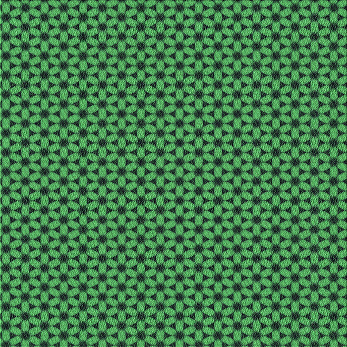 Round Machine Washable Transitional Deep Emerald Green Rug, wshpat3053grn