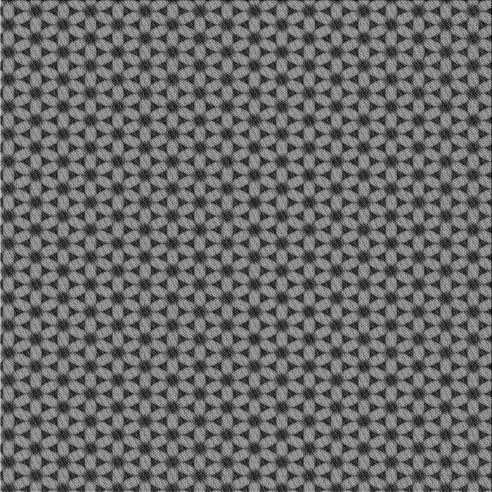 Round Patterned Gunmetal Gray Rug, pat3053gry