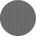 Square Patterned Gunmetal Gray Rug, pat3053gry