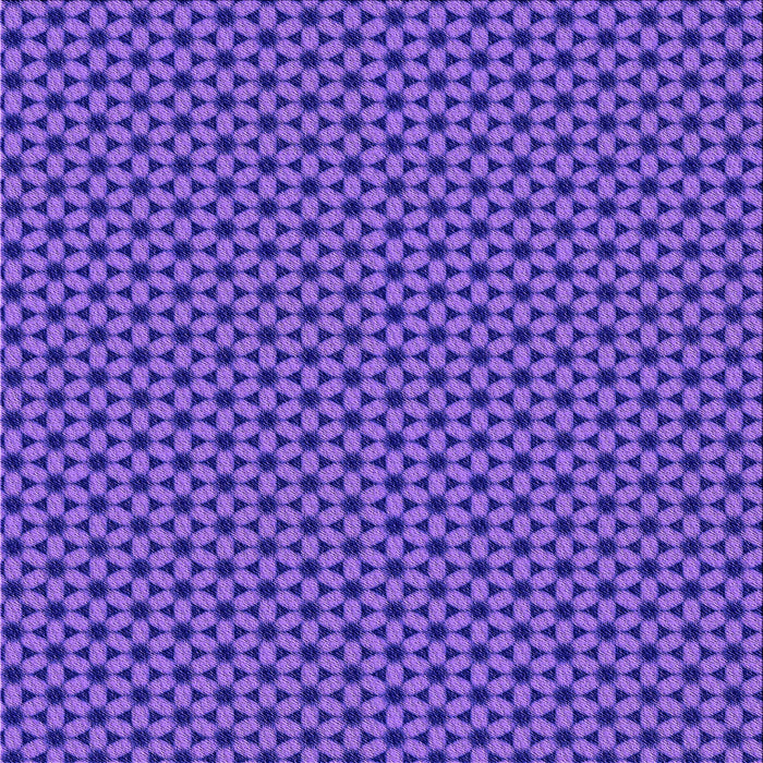 Round Patterned Purple Daffodil Purple Rug, pat3053pur