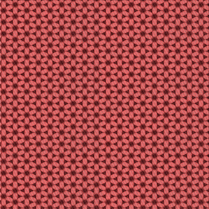 Round Patterned Orange Rug, pat3053rd