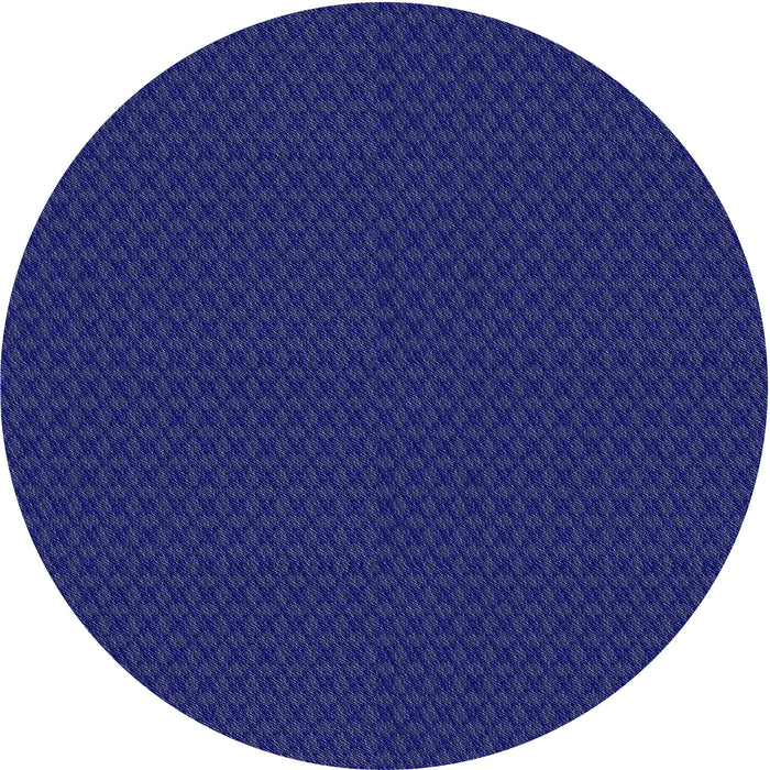 Square Patterned Denim Dark Blue Rug, pat3054blu
