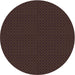 Square Patterned Chocolate Brown Rug, pat3054brn