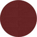 Square Patterned Maroon Red Rug, pat3054rd