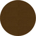 Square Patterned Dark Bronze Brown Rug, pat3054yw