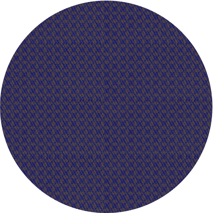 Square Machine Washable Transitional Deep Periwinkle Purple Rug, wshpat3054