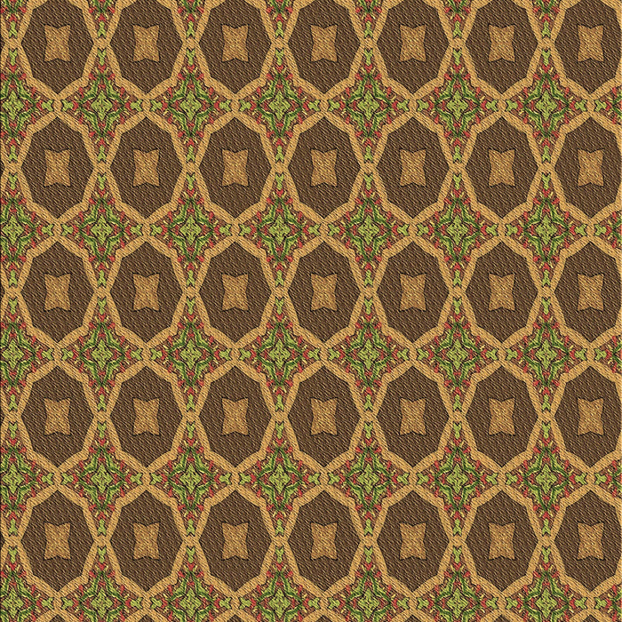 Patterned Red Brown Rug, pat3055brn