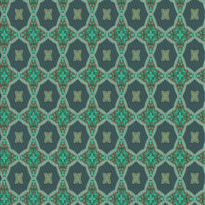 Machine Washable Transitional Mint Green Rug, wshpat3055lblu